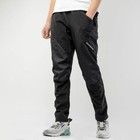 Rockbros Winter Cycling Pants For Men Thermal Fleece Windproof Sweatpants Black
