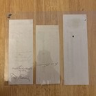Lot Of 3 Antique Bank Receipts 1878 1880 1882