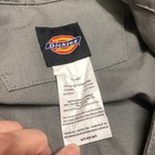 Dickies Men   s Grey Work Coveralls Long Sleeve Zip Pockets Industrial Jumpsuit Mr