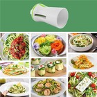 Manual Vegetable Spiralizer Slicer Zucchini Noodle Maker Cutter Kitchen Tool