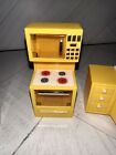 Vintage Dollhouse Miniature Doll Furniture Kitchen Set F-p Toys Made Hong Kong