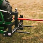 Titan Attachments 3 Point Hitch Receiver With Suitcase Rack  49  Hay Spear