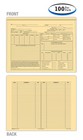 Heavy Duty Body Shop Repair Jackets - Buff Envelopes  100 Per Pack 