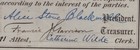 Alice Stone Blackwell - Stock Certificate Signed 07 07 1911 With Co-signers