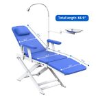 Portable Dental Delivery Unit Suction System Air Compressor 3 Way Syringe chair
