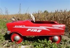 Murray Fire Chief Pedal Fire Truck  Retro Childs Ride On Toy  Vintage Pedal Car 