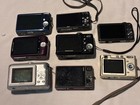 Lot Of 8 Digital Cameras For Parts Nikon-kodak-samsung-casios