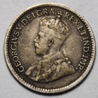 Canada 1915 Silver 5 Cents  Key Date Kgv  c384 