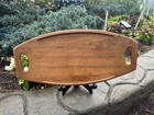 Danish Modern Mid Century Dansk Denmark Teak Gondola Wooden Tray