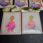 Vintage Baby Girl Birth Announcement 10 Cards Envelope Per Pack Lot Of 5 Nos