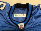 2005 Detroit Lions  36 Vernon Fox Game Worn Pro Cut Size 44 Jersey Reebok Nfl