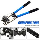 Copper Lugs Ring Terminals Bare Battery Welding Crimp Wire Connectors Kit Set