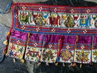 Antique Vintage Folk Art Gujarat Beaded Toran Door Valance