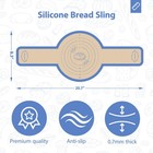 Silicone Bread Sling For Dutch Oven  Sourdough 2pcs Round  Dark Blue