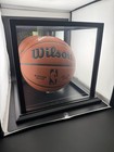 Larry Johnson Hornets Signed Wilson Authentic Series Indoor outdoor Basketball