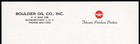 Vintage Letterhead Boulder Oil Co Flying A Logo Tidewater Schenectady Ny N-mint 