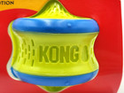 Kong Rambler Rattlez Swirl Ball Medium Fetch   Chew Dog Toy 2 5 