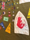 Vintage 1960-70 s Uk-britain Boy Scouts Patches   Troop Flag Collection -blanket