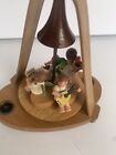 Erzgebirgische Volkskunst Rotating Pyramid Candle Lufthansa Children Playing