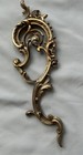 Antique Victorian Ornate Art Nouveau Cast Brass Arm Decor