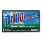 Brillo 21001 Estracell 4 9  X 2 9  Scrub Sponge - Yellow green  12 carton  New