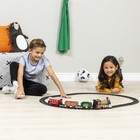 Best Choice Products Kids Classic Electric Railway Train Car Track Play Set Toy