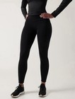 Athleta Black Altitude Polartec Fleece-lined Leggings Women   s Petite Pxs Nwt