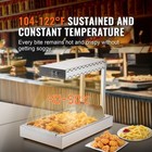 French Fry Warmer Electric Chip Warming Dump Station Fries Heat Lamp 750w