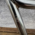Vintage Gt Bmx Chrome Handlebars Circle Stamped Old School Freestyle Bars Pinch