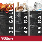 55 Gallon Contractor Trash Bags 2 Mil 20 Count Heavy Duty Flap Tie Garbage Bags