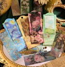 Set Of 5 - Gold Foil Stamped Bookmarks Readers Reading Gift For Book Lovers