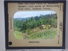 N  Of Mckee-drip Rock Rd  Jackson County  Ky  C1930 s Magic Lantern Glass Slide