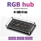 Argb Cable Splitter Hub 3 Pin 5v Argb Fan Hub Adapter Computer Extension Cable