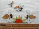 Honey Bees And Sun Mosaic Tile Broken Cut China Plate Tiles