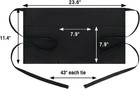 4 Pack Waitress Apron With 3 Pockets-black Server Aprons-waiter Short