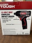 Hyper Tough99307 12v Cordless Led Impactdriver Drill Battery Charger 1 4   hex-new
