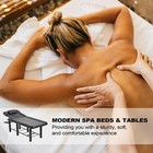 Black Heavy Duty Massage Table Adjustable Facial Bed Salon Spa And Beauty Bed