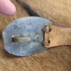 Old Vintage Reproduction Civil War Us Brass Belt Buckle And Leather Belt 44   