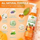 Ryh Persimmon Body Wash For Odor Control     Natural Deodorant Soap Unisex 8 5 Fl