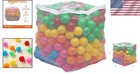 Bpa Free Crush-proof Plastic Ball Pit Balls With Storage Bag  T   