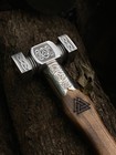 Rare Custom Handmade Viking Battle Hammer With Ash Handle Medieval War Hammer