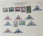 Mozambique Company Stamps Page     1935 Airmail  Triangles  Fauna     Mint Hinged