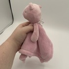 Starting Out Baby Lovey Security Blanket Pink Bear Fluffy Soft 
