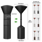 Patio Heater Cover  Heavy Duty Waterproof Outdoor Heater Protector With Zipper