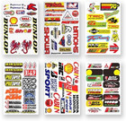 6 Sheets Grafitti Vinyl Decals Sticker Motocross Dirt Bike Bikes Race Motorcycle