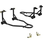     heavy Duty Motorcycle Stand Lift 900lbs Capacity Front   Rear Combo Stands Set