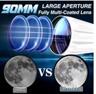 Telescope  90mm Aperture 900mm Astronomical Refractor Telescope For Adults Hi   