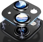 For Iphone 15 15 Plus Tempered Glass Metal Camera Lens Protector Full Cover