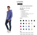 Custom Embroidered Hoodie Sweatshirt Uneek Uc502 Personalised With Your Text