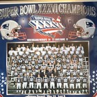 2001 New England Patriots Super Bowl Plaque Tom Brady